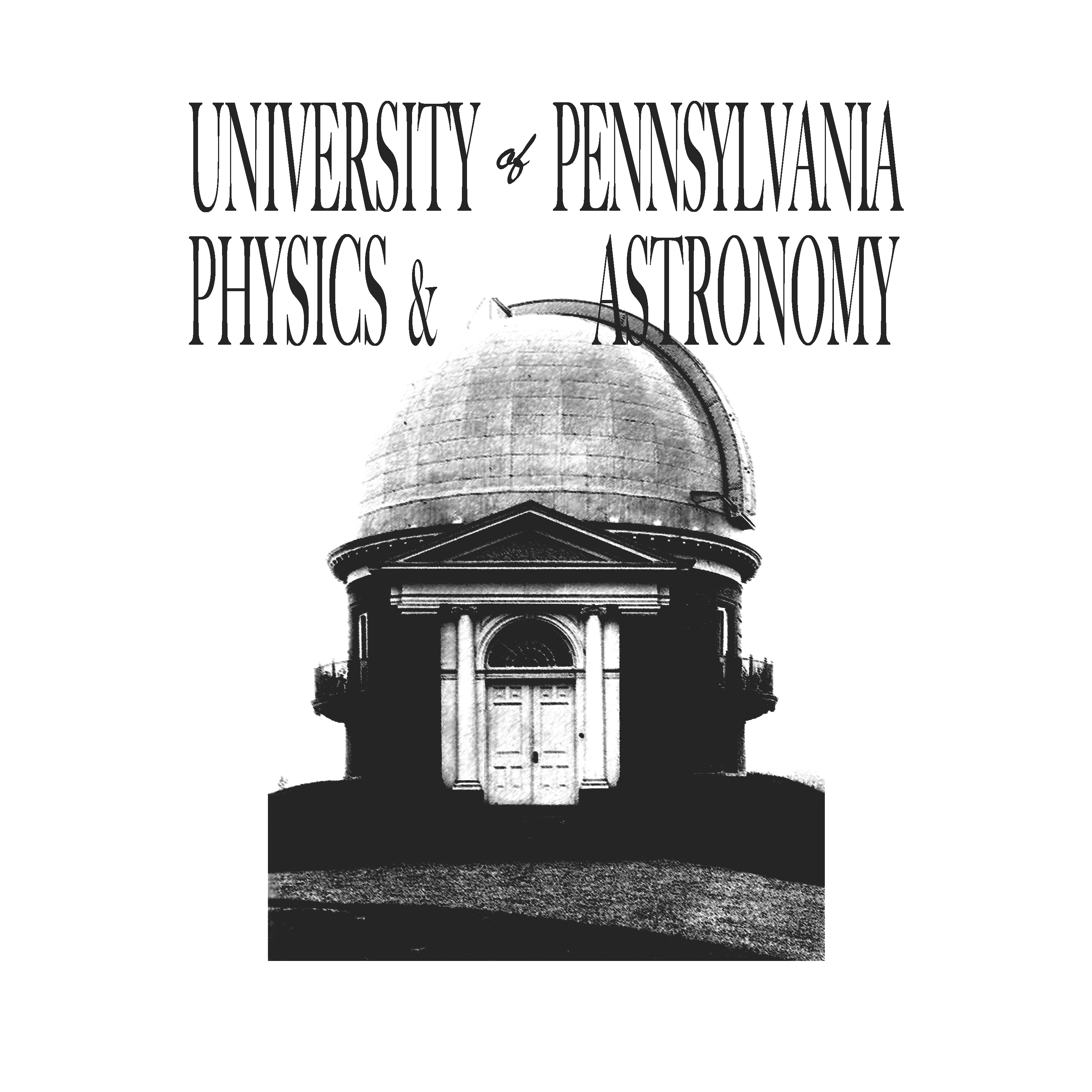 Penn flower observatory t-shirt design